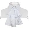 Donna Uomo Staccabile Increspato Pizzo Jabot Vintage Vittoriano Collare Falso Cosplay Esotico Falso Collo Choker Clubwear Collare Steampunk