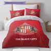 Sunderland A.F Pattern Bedding,Quilt Set Quilt Cover Pillowcase Home Birthday Gift(1 * duvet cover + 2 * pillowcase, without core)