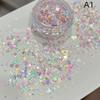 1Box Heart Star Colorful Nail Glitter Dopamine 3D Nail Art Charm Decoration Jewelry Manicure Accessory