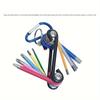 Set of Colorful Hex Keys, 6-Sided Torque Wrenches, Ball-End Combination, 90° Bend Refuse Rebound, Steel Body, for Automotive Diagnosis Tools