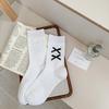 Female Autumn New Style Sweet Lace Edge Double Bow Boneless Tube Stack Socks