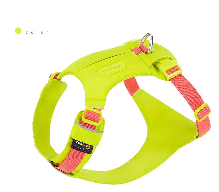 Haustiergeschirr Zugfrei Nylon Reflektierend Hundetaschengeschirr Verstellbar Bequem Kontrolle Training Spaziergang Welpe Hundezubehör