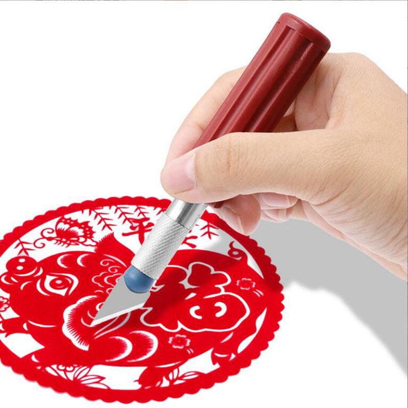 13 In1 Metal Carving Knife Pen Style Art Seal Cutting Manual Combination Paper Cuttings Non-Slip Gadget DIY Precision Repair Tool