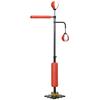 Boxing Stand, Two Speed Balls, Rotating Boxing Bar, Kick Pads, Height-Adjustable, Steel, 107 x 36 x 140-205cm