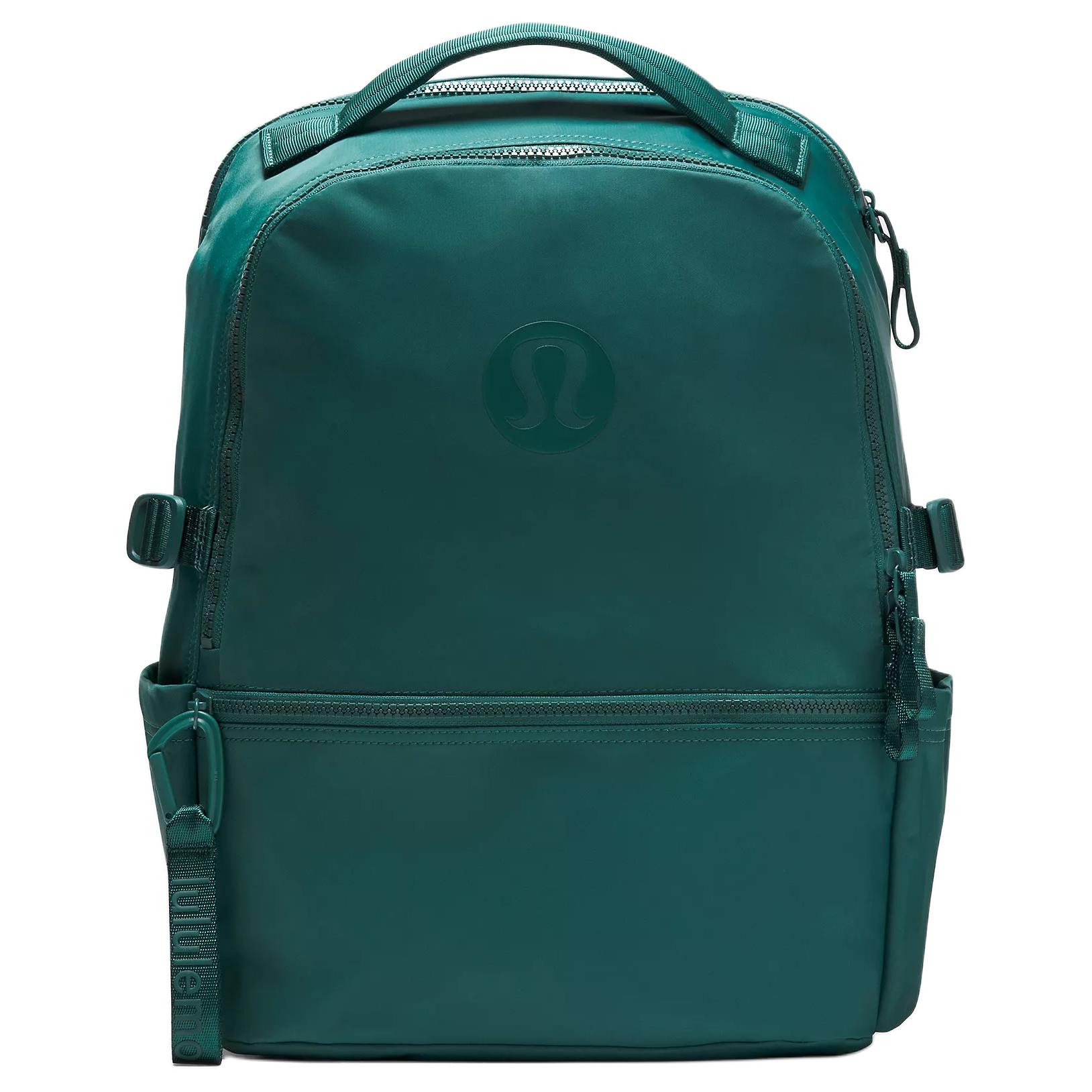 Lululemon New Crew 22L Lightweight Casual Nylon Backpack Unisex Backpack Green LU9CLES-075071 Green