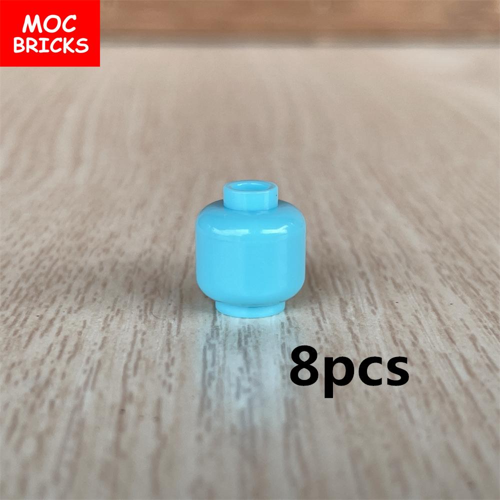 

MOC Bricks Figure Blank Head Face Jar Bottle Accessories Assembled Part Constructing Blocks Toys Ideal For Children
