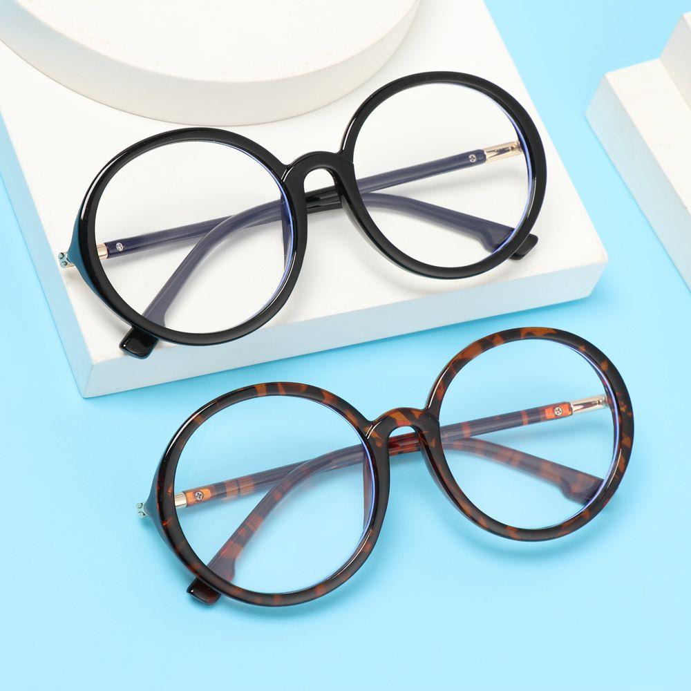 blue round eyeglasses