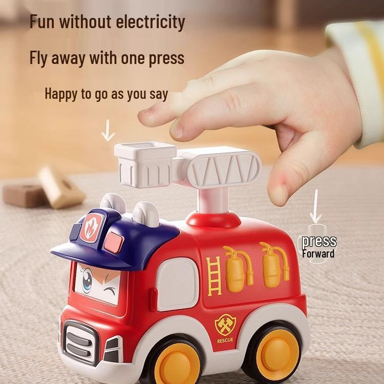Kids' Transforming Toy Car: Mini Excavator & Ambulance for Ages 0-6