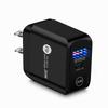 QC3.0+PD20W Mobile Fast Charger - EU/UK Plug