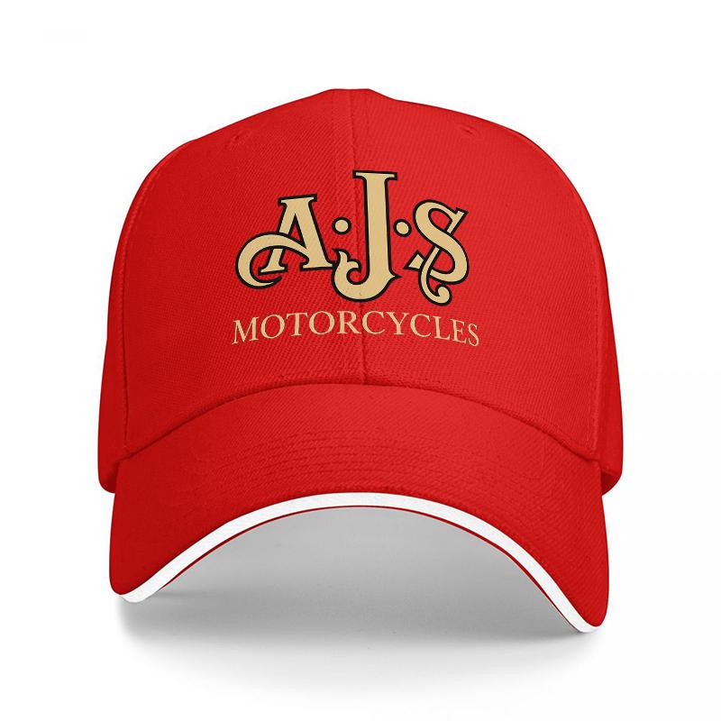 

AJS MOTORCYCLES CLASSIC BLACK BASEBALL CAP WITH GOLD LOGO EMBROIDERY PREMIUM QUALITY ADJUSTABLE FIT FOR Unisex AND Women Adjustable