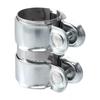 63mm 724708609180 Exhaust Pipe Tube Joiner Connector Sleeve Clamp 95mm Stainless Steel Exhausts Clamps Car Accessories
