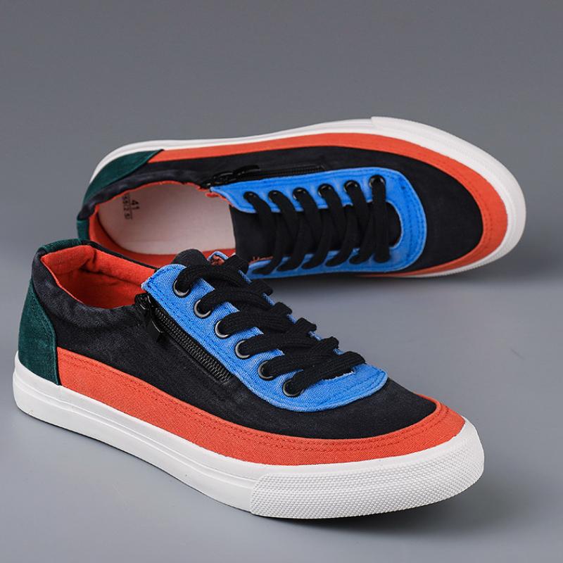 Brand Casual Shoes Men Canvas for Men Lightweight Leisure Shoes Classic Lace Up Men's Canvas Shoes