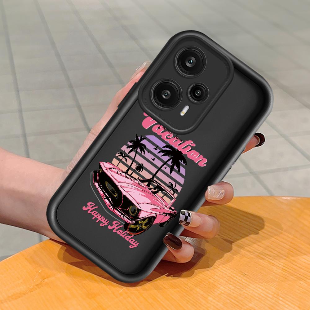 

Мягкий силиконовый квадратный чехол с рисунком лестницы для телефона, полное покрытие, противоударный защитный резиновый чехол для камеры для Xiaomi Redmi Xiaomi Civi 2 чёрный