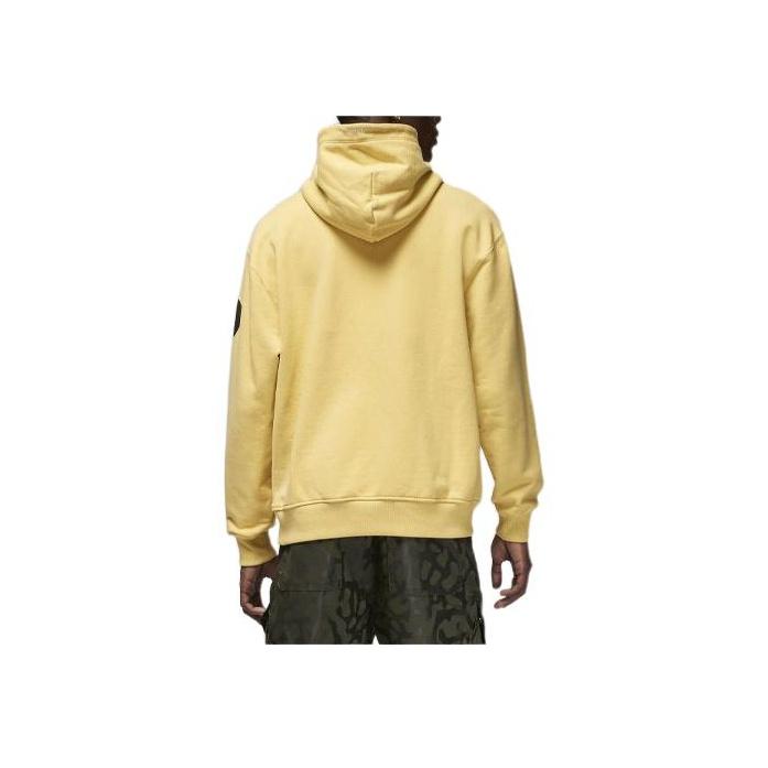 Jordan Paris Saint-Germain Letter Embroidery Loose Fleece Hoodie Men Hoodies Saturn-Gold FN5324-700