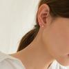 Lunne 14K Heart Cubic Earrings (14K Gold) #Es03
