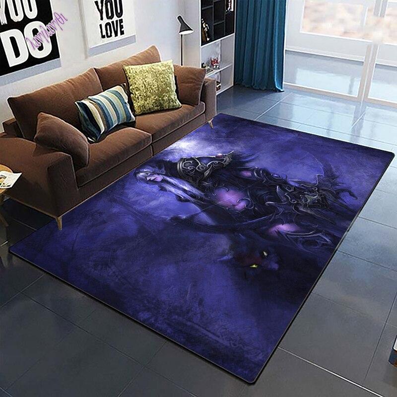 World of Warcraft Cool Creativity Tištěný vzor Protiskluzový koberec Bohemia Koberec Obývací pokoj Dekorace koberce Tapiserie
