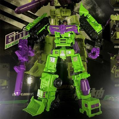 Transformare 6 în 1 Model Defensor Devastator Jucării Figura de acțiune Robot Jucării din plastic CEL MAI BUN cadou pentru educație Copii