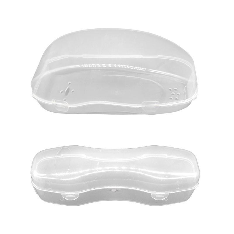 Clear Silicone Eyeglass and Swimming Goggle Case