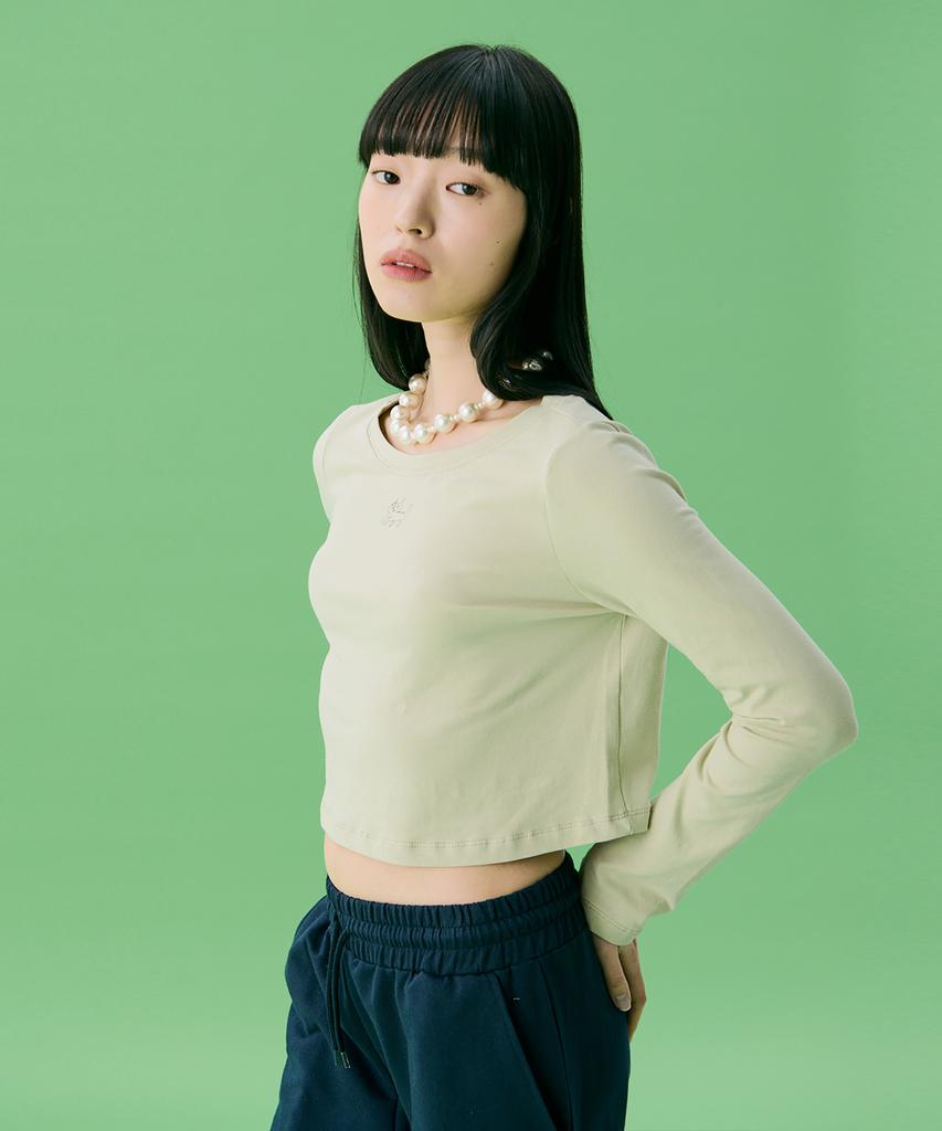 JUNEJUNE SPACE Vol12. Bow Wow Printed T_Light Khaki