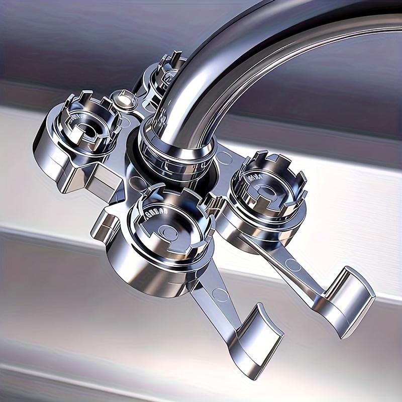 Multi Faucet Wrench 1-5PCS For Sink Bathroom Kitchen Aerator Removal Tool Install Plumbing Repair Accessories