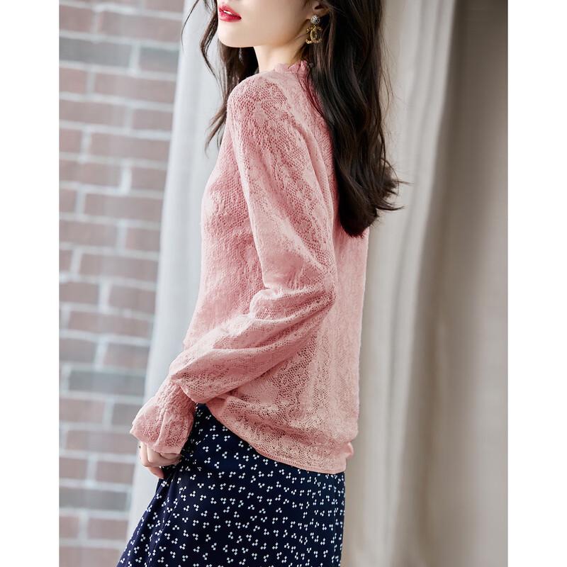 Demana Women's V-Neck Jacquard Knit Sweater