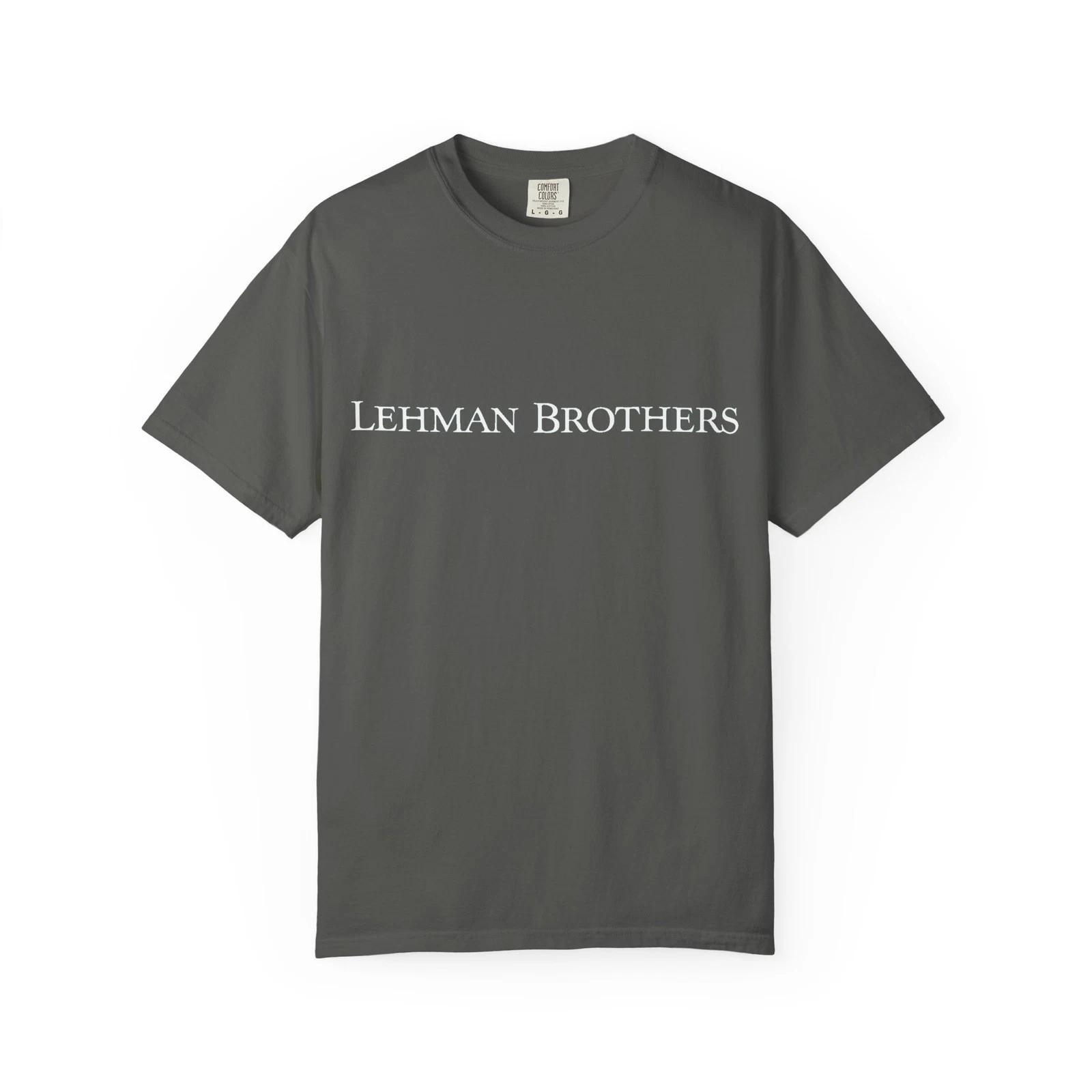 Футболка с логотипом Lehman Brothers Ретро Глобальная финансовая компания Винтаж XL