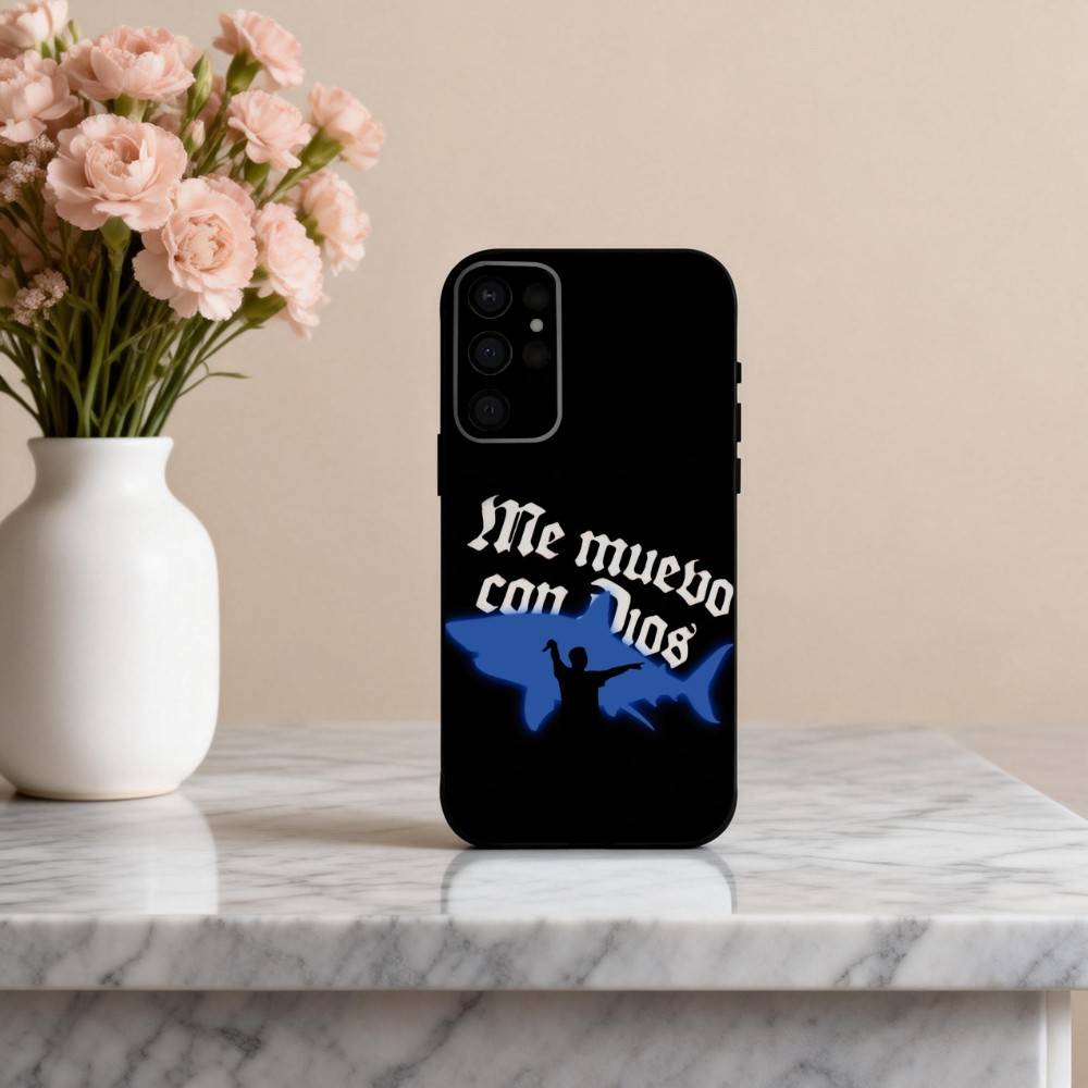 

C-Cruz Cafune Me M-Muevo Con Dios Phone Case For Samsung S25,24,23,22,30,21,10,9,Ultra,Plus,Lite,FE,4,5 G Soft Black Case Samsung S20fe
