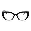 Prada Brand LOGO design cat eye optical glasses women's black