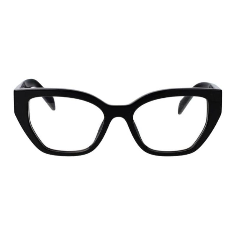 Prada Brand LOGO design cat eye optical glasses women's black