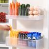 Refrigerator Side Door Organizer, Transparent Food Storage Box - Portable Inside Fridge Container, Fresh Food Grade Organizer