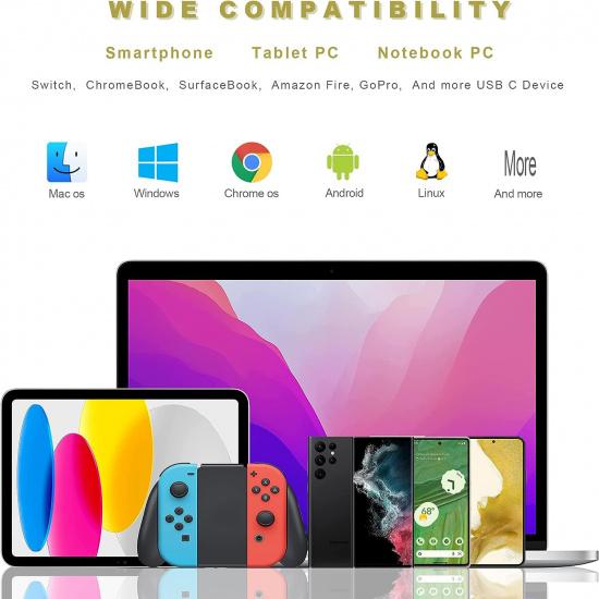 3Pack USB 3.0 OTG adapter USB-C to USB A converter suitable for Macbook Samsung Xiaomi Huawei LED USBC OTG connector 3