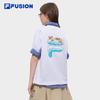 FILA FUSION Unisex Cool-Touch Cotton Loose Fit T-Shirt