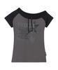 PRENDA String Off Shoulder Short Sleeve Black