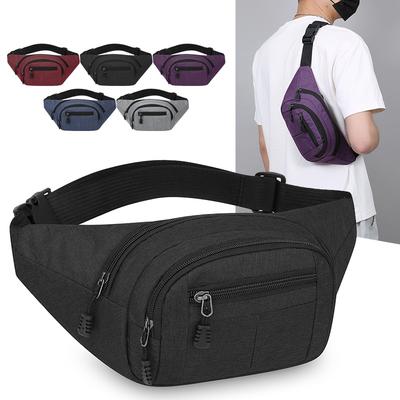 Unisex Hüfttasche Männer Brusttasche Wasserdichte Outdoor-Sporttasche Beutel Hüfttasche Bauchtasche Umhängetasche Bananentasche