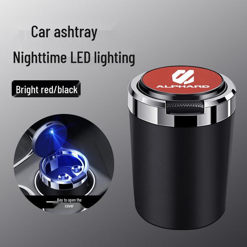 Flame Retardant Multifunctional Car Ashtray for Alphard, Crown, and Vellfire
