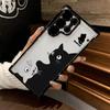 Cute Black Cat Pattern Phone Case Suitable for Galaxy S25 Ultra For Xiaomi 14 Pro For Redmi Note 13 For POCO X6 PRO Anti Drop
