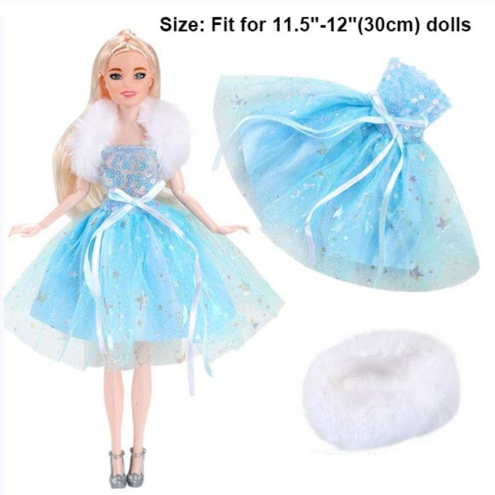 Fashion Doll Princess Dresses Suit for 30cm Doll/for 1/6 BJD Dolls/for 11.5" Dolls DIY Accessories