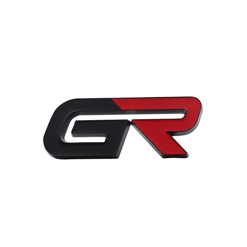 3D Car Styling GR Sport GAZOO Racing for Car Hood Fender Trunk Rear Bonnet Nameplate Decal Emblem Badge Sticker