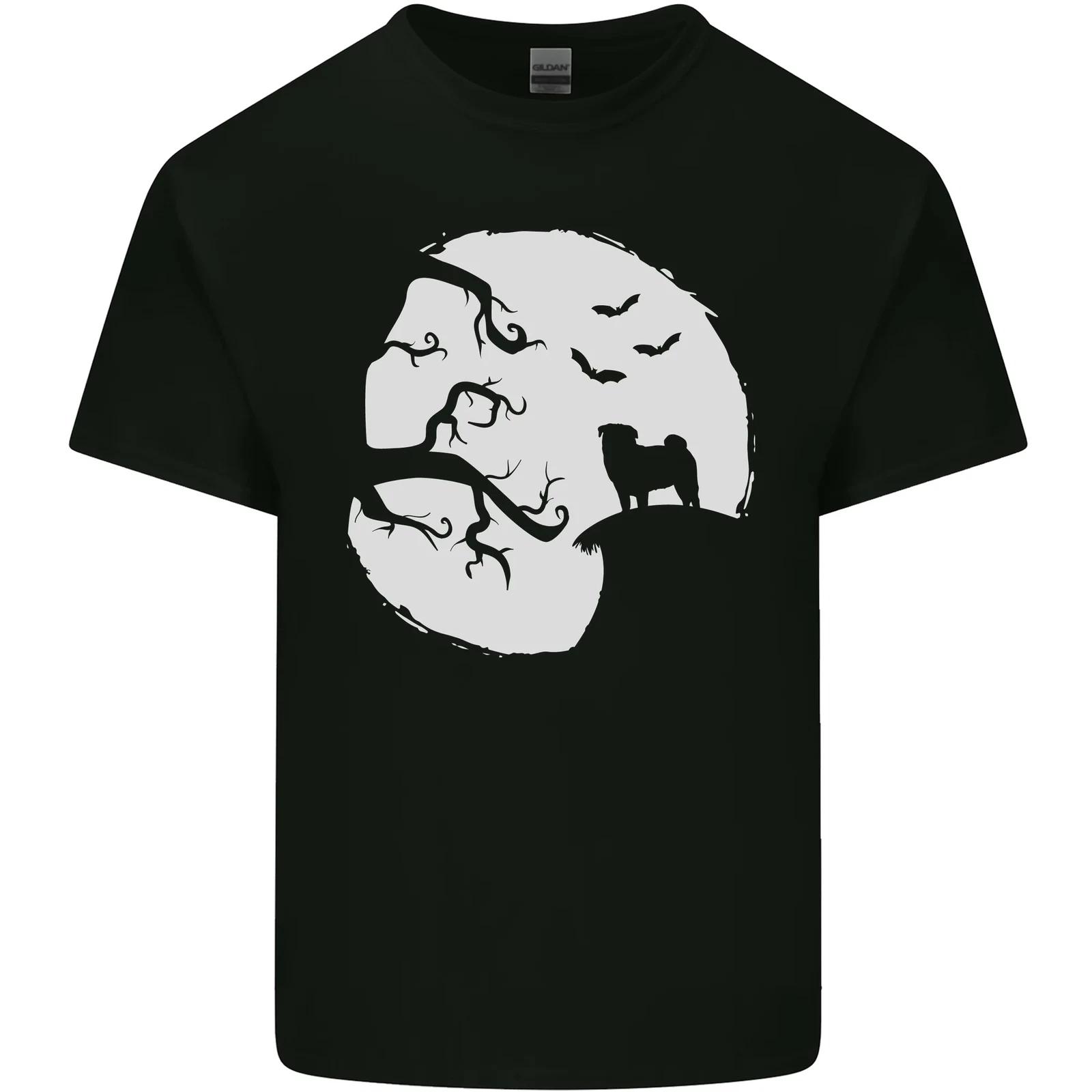 Halloween Pug Dog Kids T-Shirt Childrens XL