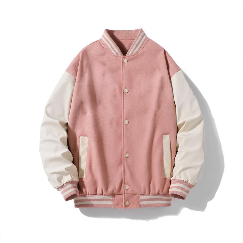 New Baseball Clothes Men's Coat Spring and Autumn Jackets Stand Collar Clothes Autumn Fashion Winter Tide Instagram Couple Clothes