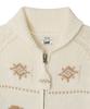 Lee Cowichan Zip-Up Cardigan Ivory