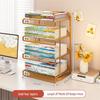 Desktop Book Organizer and Storage Rack