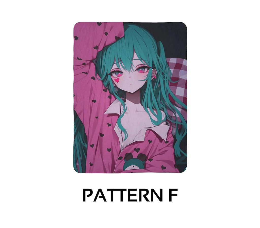 Anime Fleece Tapestry Anime Tapestry Throw Manga Home Decor Vintage Japanese Anime Wall Art Christmas Gift for Miku Fan