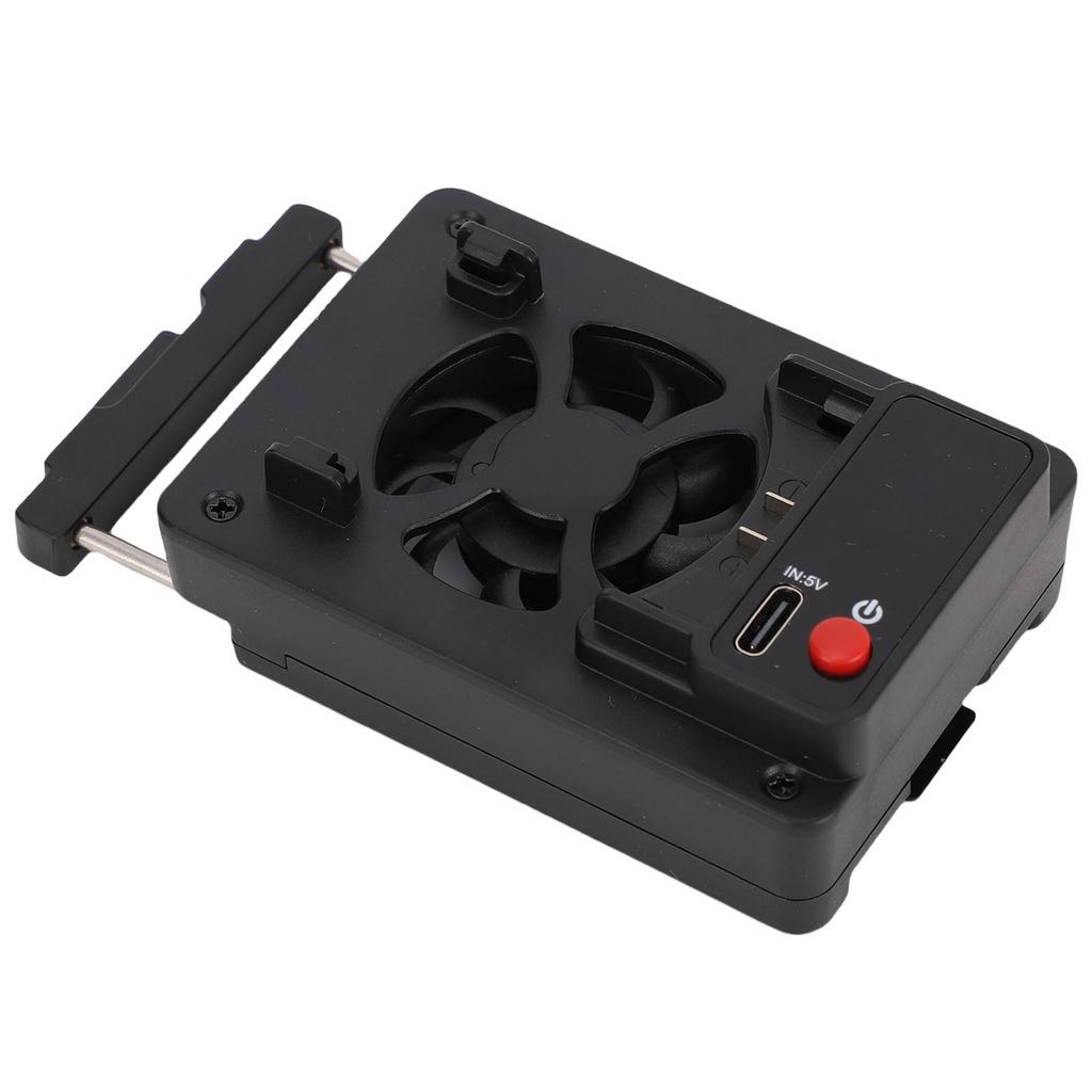 Cooling Fan Fit for A7S3 FX30 A7M4 Camera ABS Quiet Adjustable Camera External Cooling System for Video Recording Live