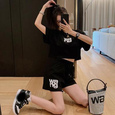 Fashionable Sportswear Set for Women Summer of The Season Trendy Student Short T-Shirt and Shorts Two-Piece Set Short