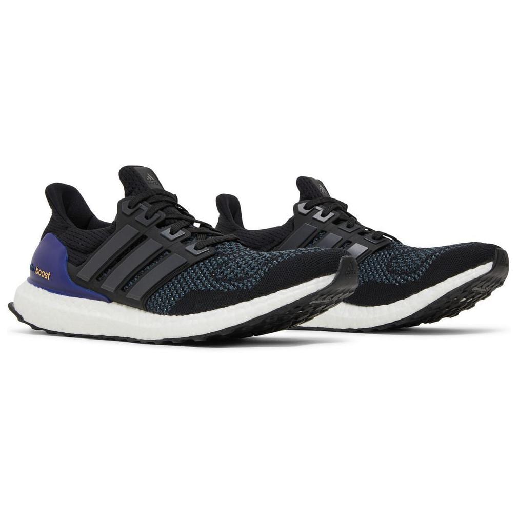 adidas Ultraboost 1.0 Breathable And Lightweight Low Top Casual Running Shoes Unisex Black White Blue 2020 Edition G28319-2020