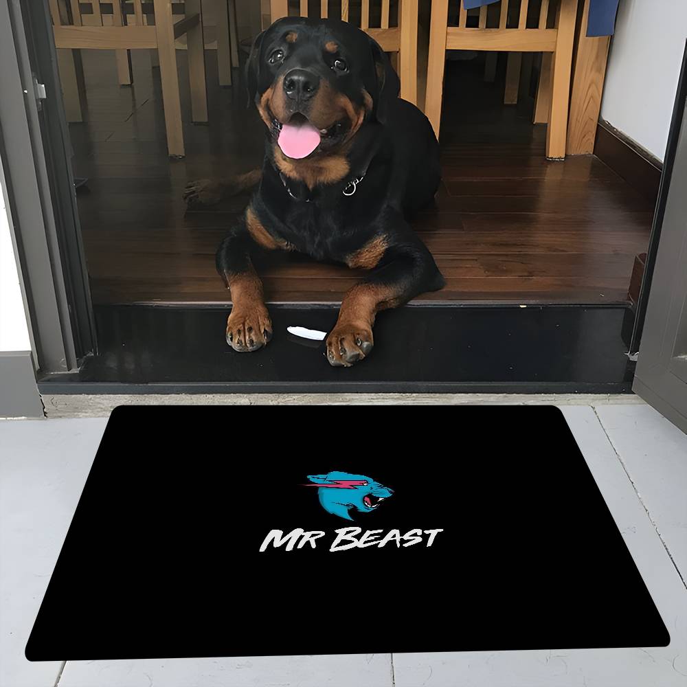 

Individual Creato Mr-B-Beast Hallway Carpet Washable Non-Slip Living Room Sofa Chairs Area Mat Kitchen Doormat Area Rug 40x60 cm