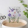 6 Inch Clear Acrylic Pressed Flower Frame Floral Keepsake Frame -Minimalist Tabletop Po Display For Home & Office Desk Decor
