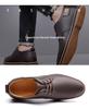 Zapatos Derby de Cuero Estilo Británico para Hombre Verano 2025 - Formales, Casuales, Suela Blanda, Tendencia Retro
