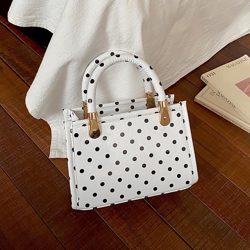 Fashion Polka Dot Small Square Crossbody Bag For Women Casual Daily Commute Shoulder Bag